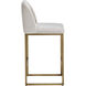 Nevin 38 inch Polo Club Muslin Counter Stool